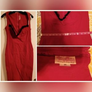 Pinup Couture red wiggle dress